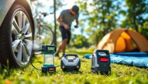 Akku-Luftpumpen für Auto, Fahrrad und Camping im Test: Bosch, Ryobi, Einhell, Stihl und Litheli