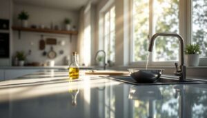 Warum ein Teelöffel Speiseöl im Putzwasser Staub langfristig fernhält