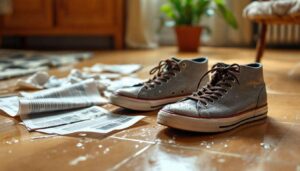 Der Zeitungspapier-Trick, der Schuhe über Nacht trocknet und Geruch entfernt