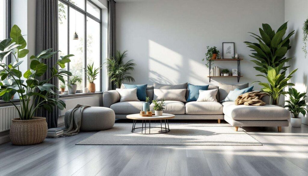 Grauer Vinylboden und ein kühles Wohnzimmer? Dieser einfache Deko-Plan verändert alles – ganz ohne neuen Bodenbelag