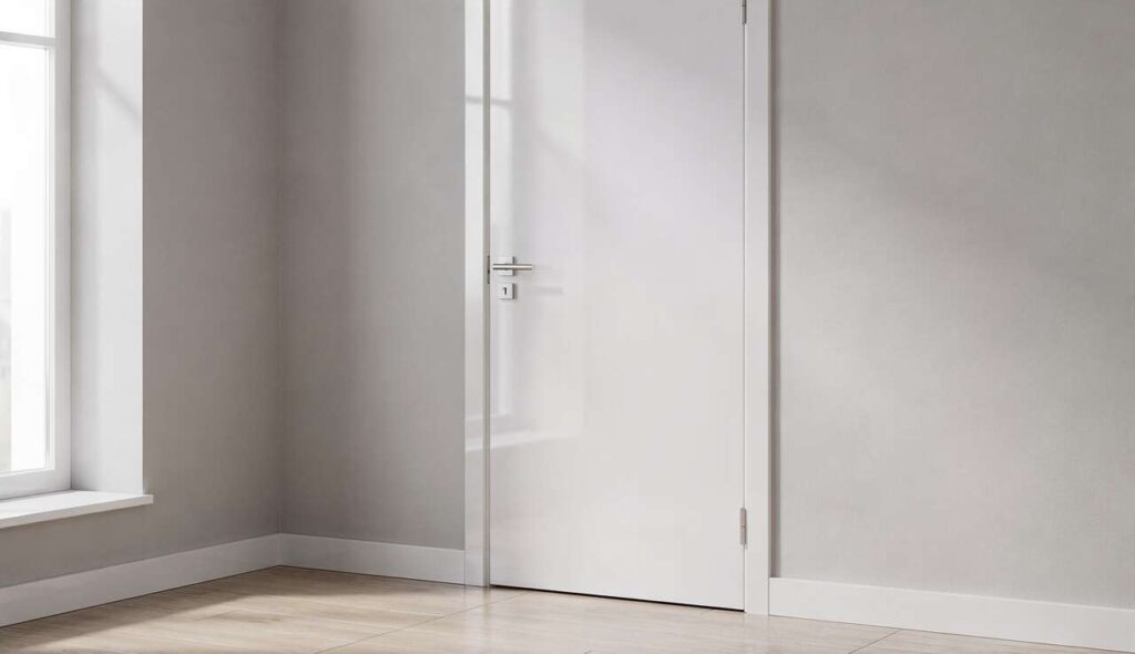 So hellen Sie vergilbte weiße Hochglanztüren wieder auf