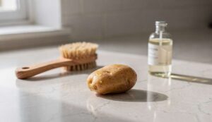 Wussten Sie schon? Auch eine Kartoffel kann beim Putzen helfen